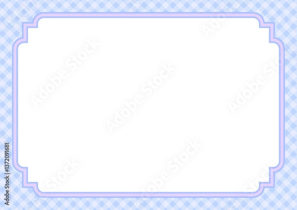 Obraz ゆめかわ薄紫のフレーム