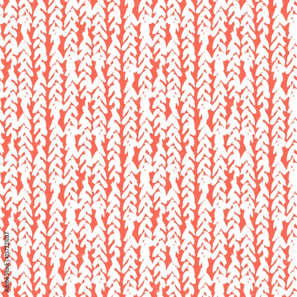 Obraz Hand drawn pattern with hand painted braids.