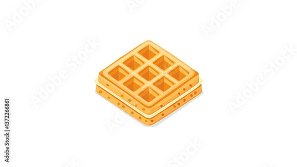 Obraz waffle