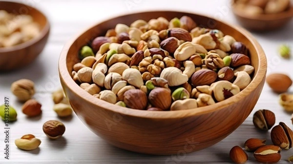 Obraz hazelnuts in a bowl