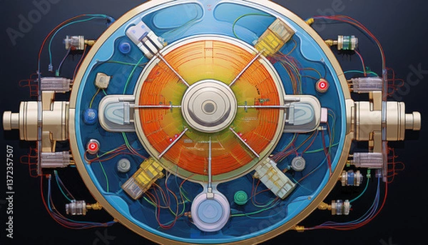 Fototapeta 3-19-242-Pacemaker pulse generator function. 99157