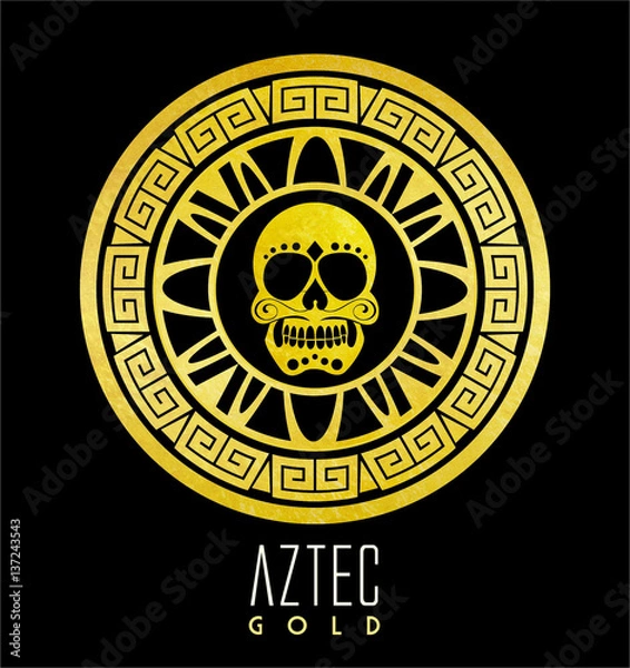 Fototapeta Aztec gold