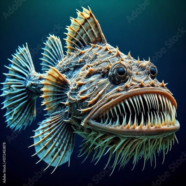 Fototapeta Viperfish structure and a h