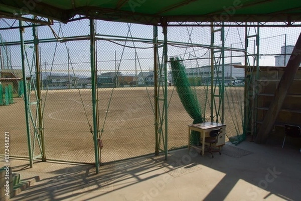 Obraz 倉敷川　満開の河津桜の春　倉敷川親水公園
