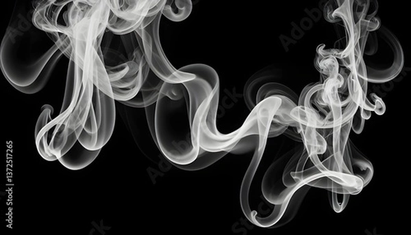 Fototapeta Smoke Effect Abstract Background for Moody Photography