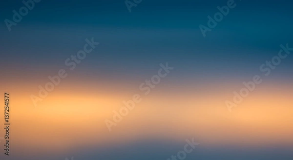 Fototapeta Soft, atmospheric fog rising from the bottom of the frame. The mist is illuminated by moody blue and orange lighting.