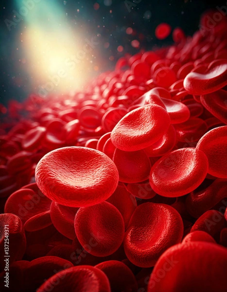 Fototapeta red blood cell.
