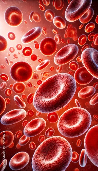 Fototapeta red blood cell.