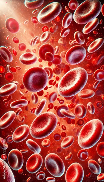 Fototapeta red blood cell.
