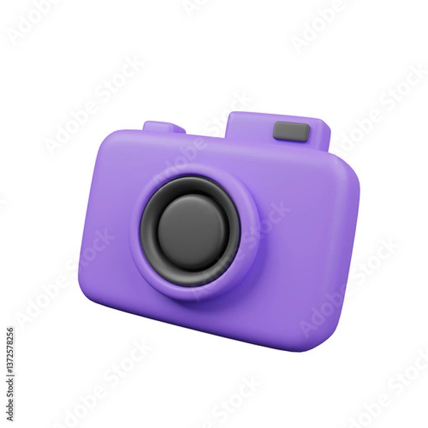 Fototapeta 3D Instant Camera Icon