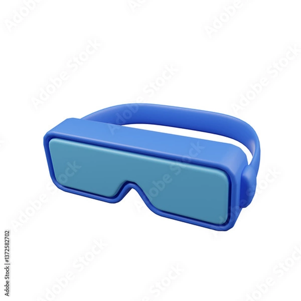 Obraz 3D Swim Goggles Icon