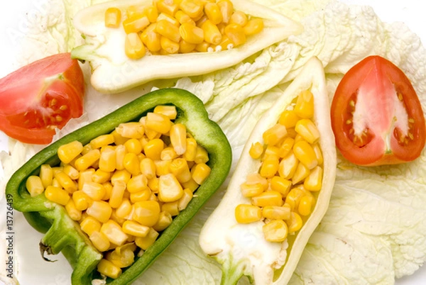 Obraz kompozycja warzwna