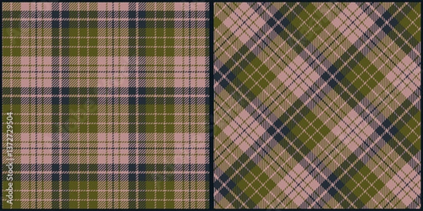 Fototapeta seamless classic check plaid tartan pattern vector