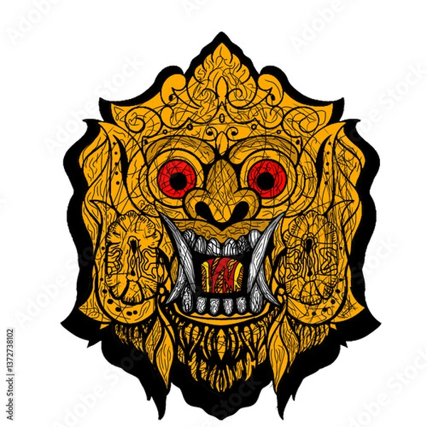 Fototapeta topeng, mask