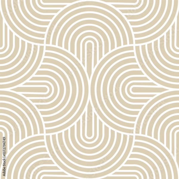 Obraz Vector seamless geometric pattern.Linear pattern. Wallpapers for your design. Vector illustration.