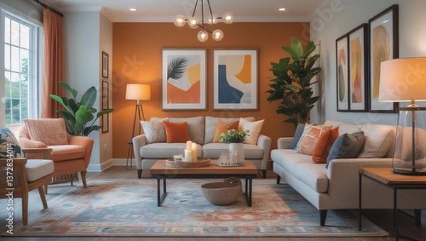 Obraz living room interior