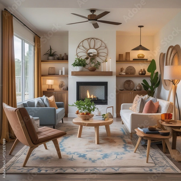 Obraz living room interior