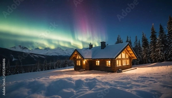 Obraz house in the mountains