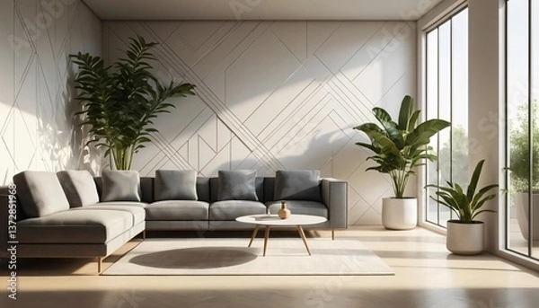 Obraz modern living room
