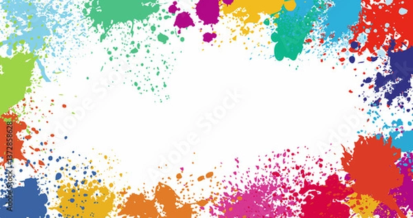 Obraz Abstract Video Background with Spots of Paint