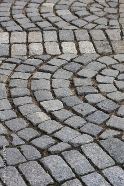 Fototapeta Landscape cobblestones