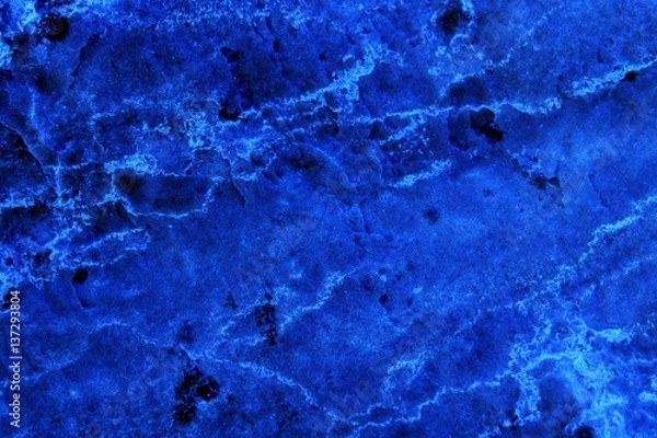 Fototapeta blue marble pattern texture abstract background / texture surface of marble stone from nature / can be used for background or wallpaper