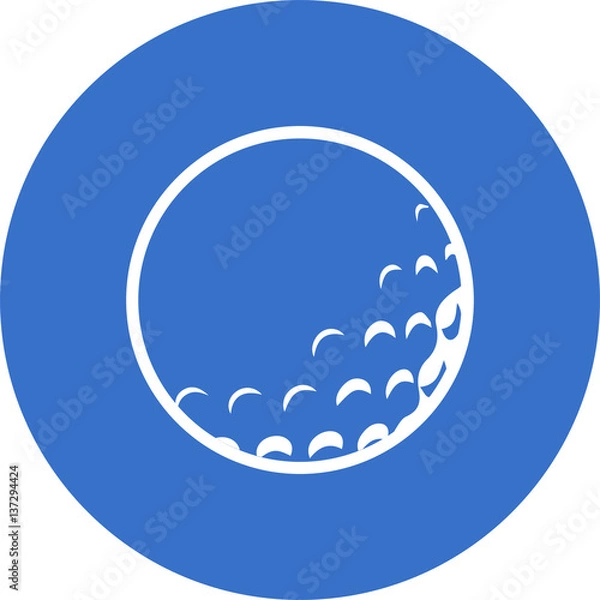 Obraz golf-ball-with-dents icon