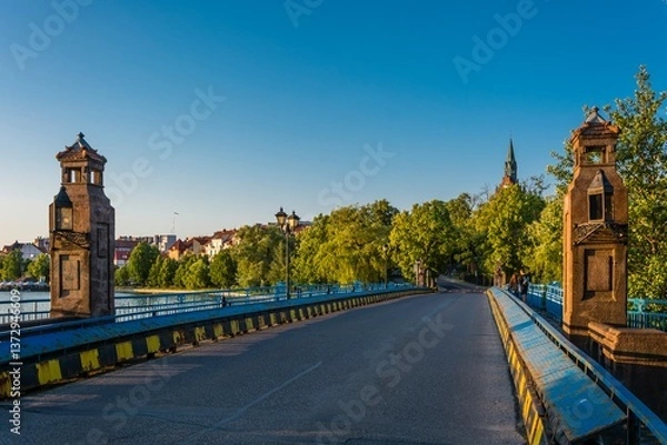 Obraz Ełk stary most