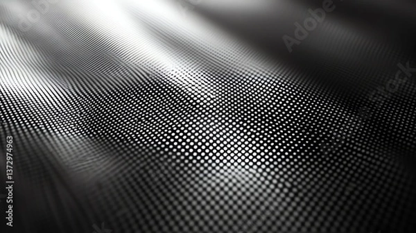Fototapeta Abstract black and white dotted pattern background.