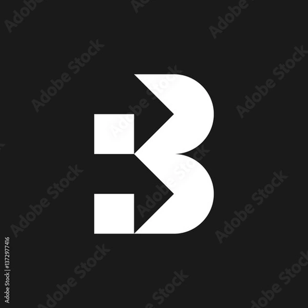 Obraz letter B logo