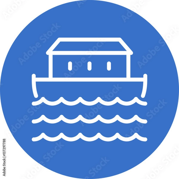 Obraz noah ark icon