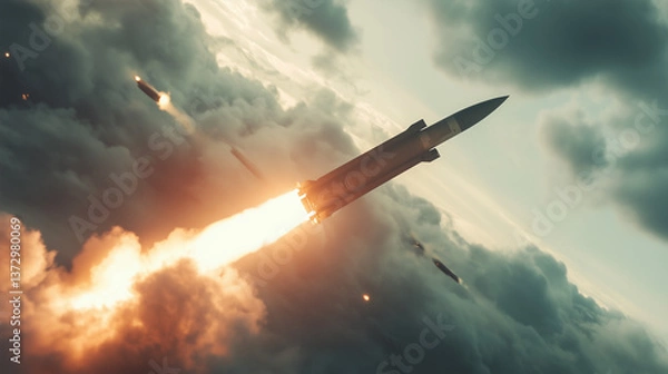 Obraz An advanced missile defense system operated by AI