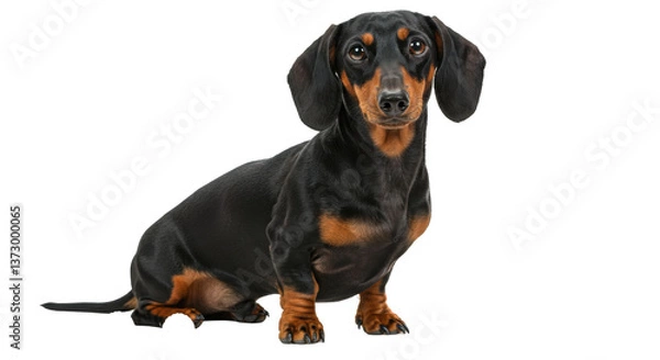 Fototapeta Isolated Dachshund