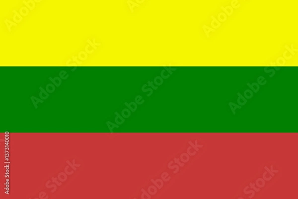 Obraz Lithuania flag