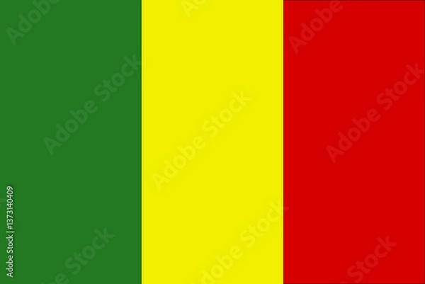 Obraz Mali flag
