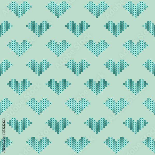 Fototapeta seamless knitted norwegian pattern texture