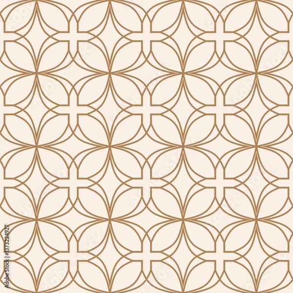 Obraz Vector seamless geometric pattern.Linear pattern. Wallpapers for your design. Vector illustration.