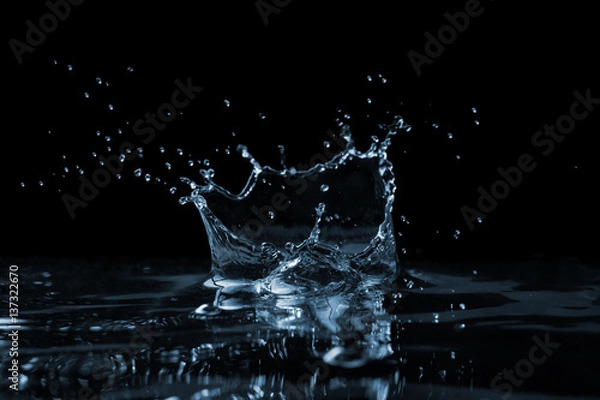 Fototapeta Splash on the water surface