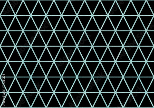 Fototapeta Watercolor triangle pattern.