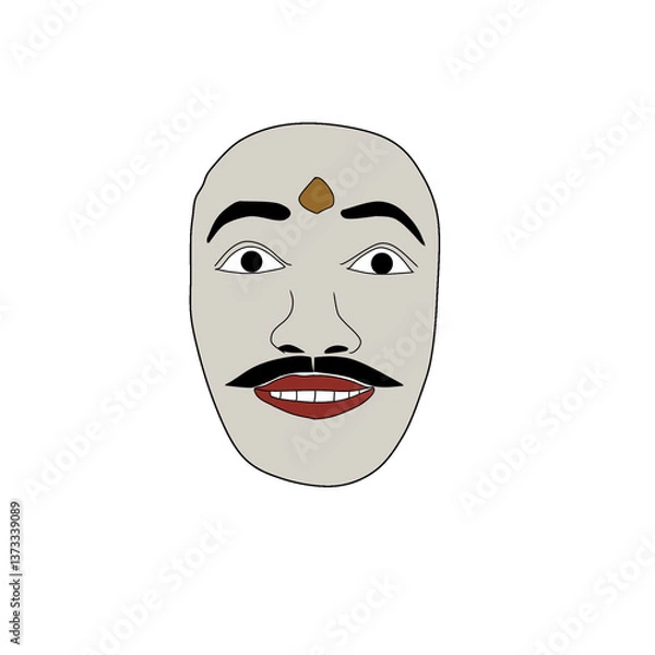 Fototapeta topeng, mask