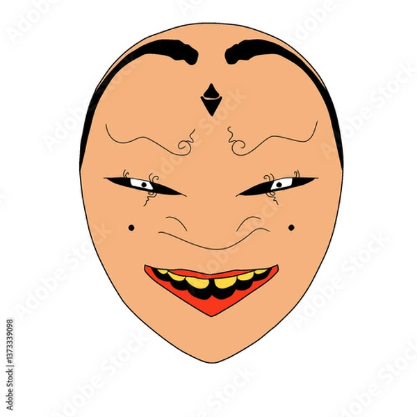 Fototapeta topeng, mask