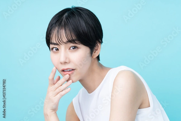 Fototapeta 若い女性のビューティ