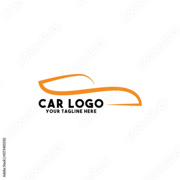 Obraz Simple car logo design
