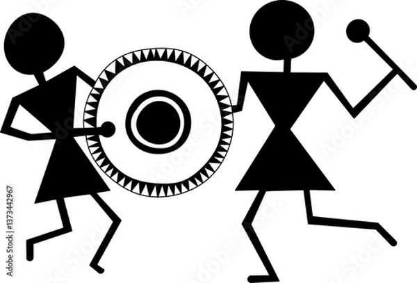 Obraz Warli Art Elements