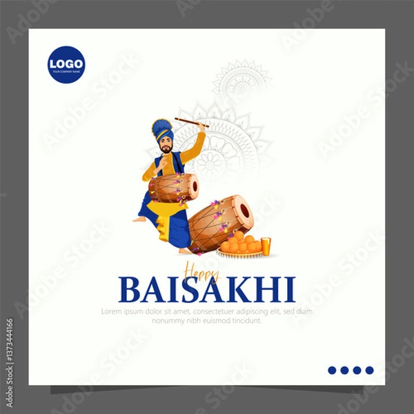 Obraz Baisakhi, also known as Vaisakhi, is a major Sikh festival celebrated every year on April 13 or 14.