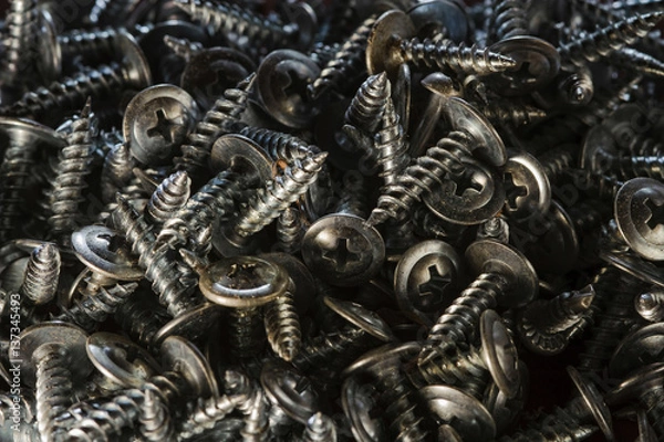 Obraz Background of screws