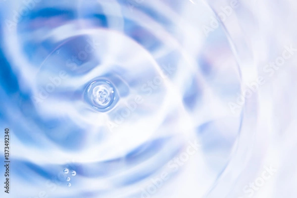 Obraz 水面に落ちる水滴.