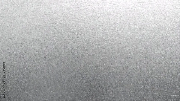 Fototapeta Luxury Silver Foil Texture with Fine Metallic Grain and Reflective Sheen