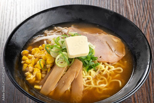 Fototapeta 味噌ラーメン