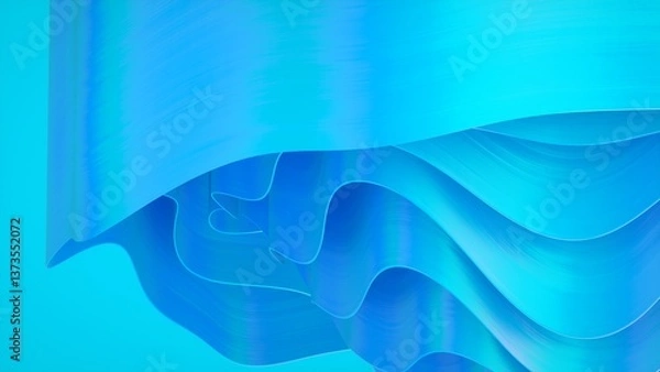 Obraz abstract blue waves